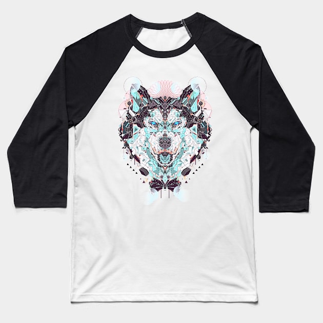 Wolf Baseball T-Shirt by yoaz